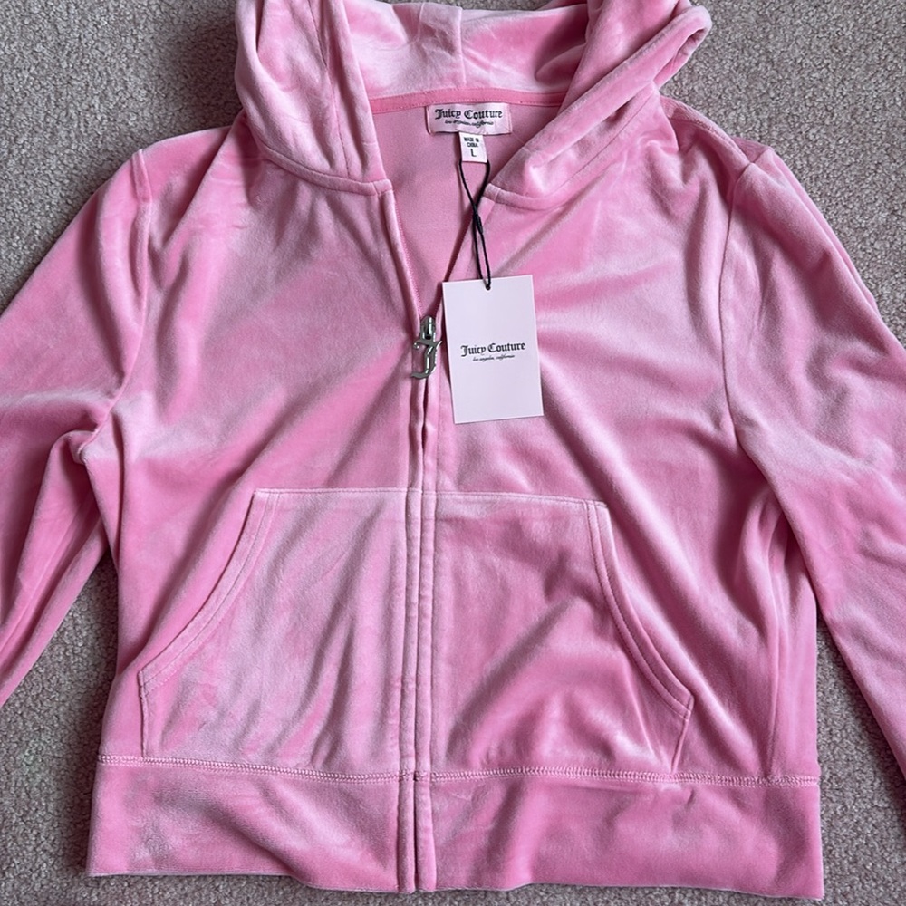 Juicy Couture Tracksuit Pink Hot Hot Size Large NWT - Picture 7 of 14